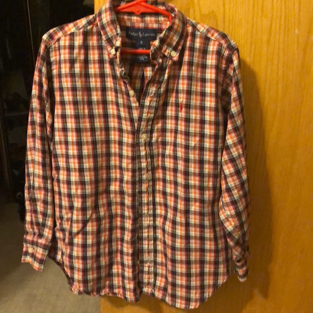 Boys Ralph Lauren long sleeve flannel